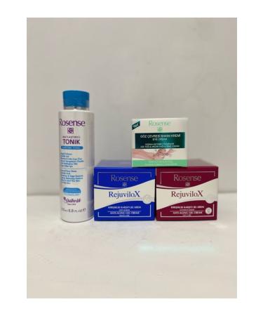 Rosense Face Care Set 1 (Mattifying Tonic + Night + Day + Eye Cream)