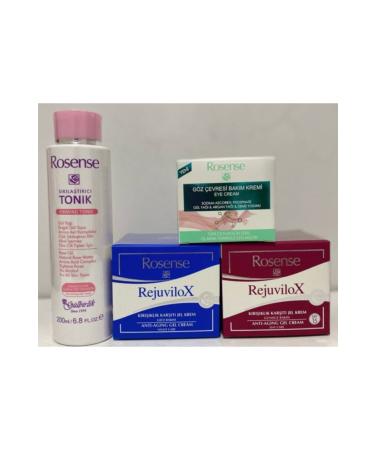 Rosense Face Care Set 3 (Firming Tonic + Night + Day + Eye Cream)