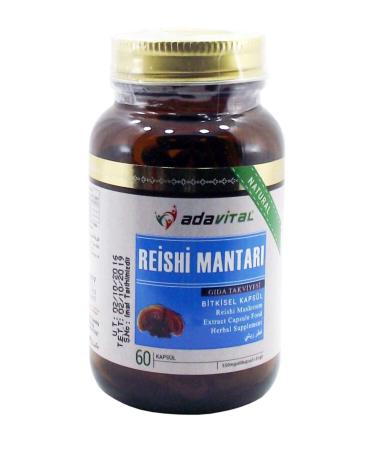 Adavital Reishi Mushroom 60 Capsules