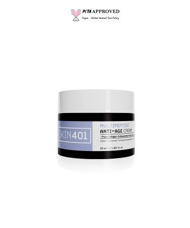 Skin401 Multipeptide Bakuchiol (vegan Retinol) Anti-Aging and Anti-Wrinkle Cream 50ml - Buy Online on GoSupps.com