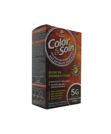 Color Soin Organic Hair Dye Color&soin 5g Chatain Clair Dore Light Golden Chestnut Light Golden Chestnut