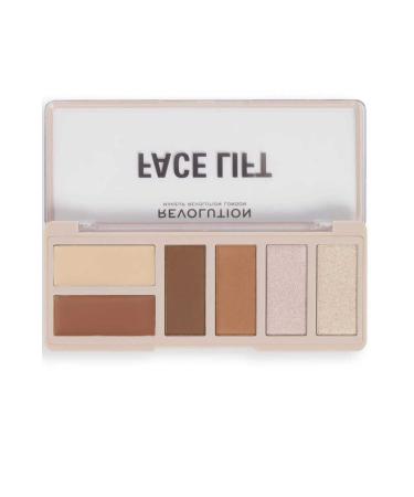 Revolution Face Lift Palette Light To Medium Face Lift Blush Contour and Bronzer Palette Pr - Buy Online on GoSupps.com