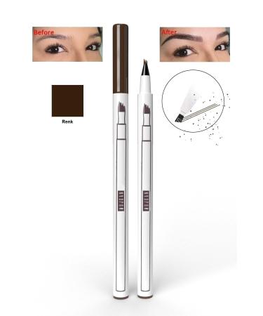MUJGAN Dark Brown Eyebrow Pencil with Serrated Tip