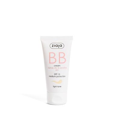 Ziaja BB Cream Light Tone Spf15 For Normal Dry And Sensitive Skin 50 ml