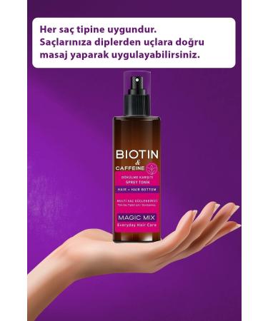 PROCSIN Magic Mix Biotin and Caffeine Hair Root Strengthener Fast Growth Tonic 110 ml - Buy Online on GoSupps.com