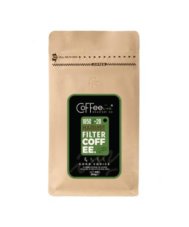 Coffeein Hazelnut Flavored (HAZELNUT) Filter Coffee Intense Aroma Medium Roast 250 gr