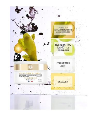 Yves Rocher Day Cream - Regenerating Anti-Aging Herbal Stem Cell Care / Anti-Age Global - Buy Online on GoSupps.com