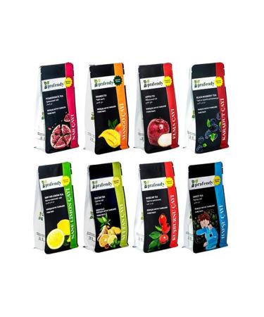 prafendy Real Fruit Grain Tea Mixed Set 8 x 250gr