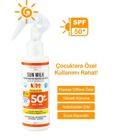 Beauty Face 50 SPF Children's Sun Milk -150 ml