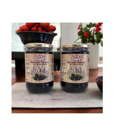 KAD RZADE Black Mulberry Molasses Glass Jar 800 G 2 Pieces