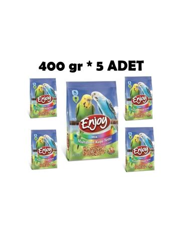 Enjoy Budgie Food Mix 400gr * 5 Packs