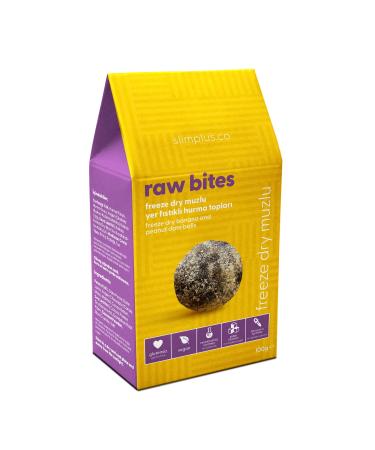 slimplus 4'' Gluten Free Vegan Peanut Date Balls Raw Bites Mix Package 100gr - Buy Online on GoSupps.com