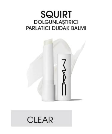 Mac BR GHT LIVELY PLUMP (CLEAR) SQUIRT PLUMPING SH NE LIP BALM 2.3 G DMBA90