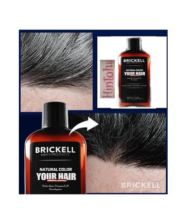H NTOHU Shampoo That Returns Real Hair and Beard Color for Men 237 ml. 2 pcs.