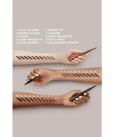 Estee Lauder Eyebrow Pencil - BrowPerfect 3D All-In-One Styler Multi-Tasker 10 Blackened Brown - Buy Online on GoSupps.com
