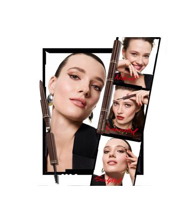 Estee Lauder Eyebrow Pencil - BrowPerfect 3D All-In-One Styler Multi-Tasker 10 Blackened Brown - Buy Online on GoSupps.com