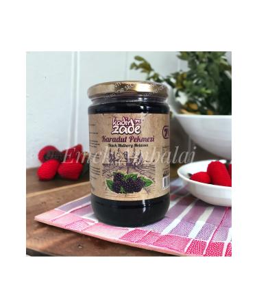 KADIRZADE Black Mulberry Molasses Glass Jar 800 G
