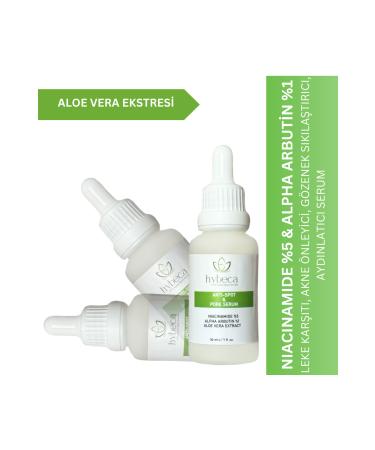 Hybeca Niacinamide & Alpha Arbutin Blemish and Pore Serum Aloe Vera Extract Brightening Cleanser 30 ml