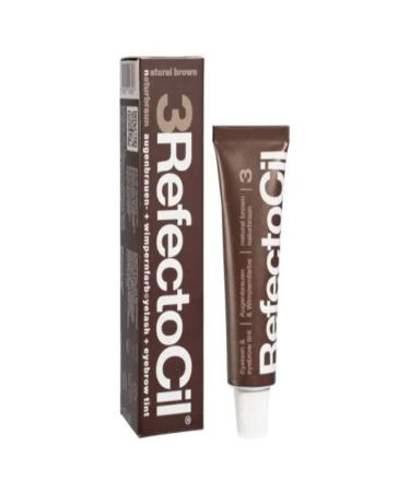 Refectocil No. 3 Dark Brown Eyebrow Dye with New Packaging