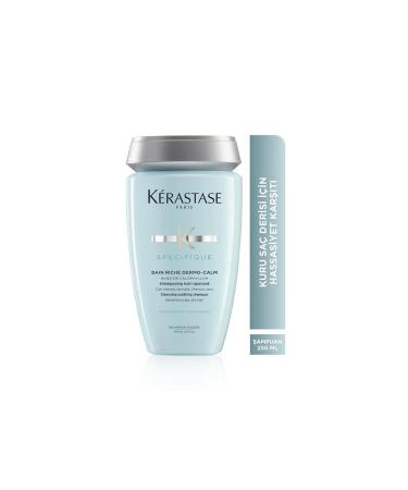 Kerastase Specifique Bain Riche Dermo Calm Soothing Nourishing Shampoo for Sensitive Scalps 250ml SED46464