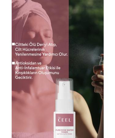 The Ceel Pore Tightening Pure Rose Water Toner Purifying Effect 100 ml - Buy Online on GoSupps.com