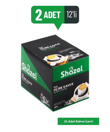 Shazel Drip Filter Latte Hazelnut - 24/2 Boxes