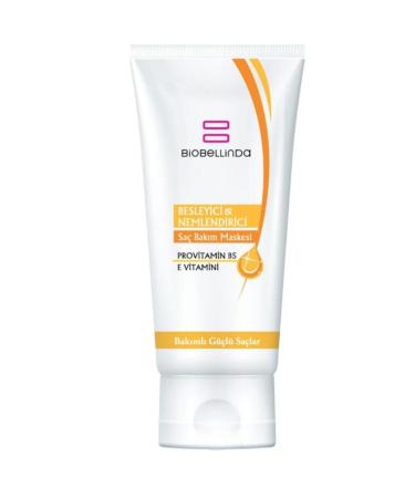 BioBellinda HAIR CARE MASK WITH B5 + VITAMIN E NOURISHING AND MOISTURIZING FEATURES
