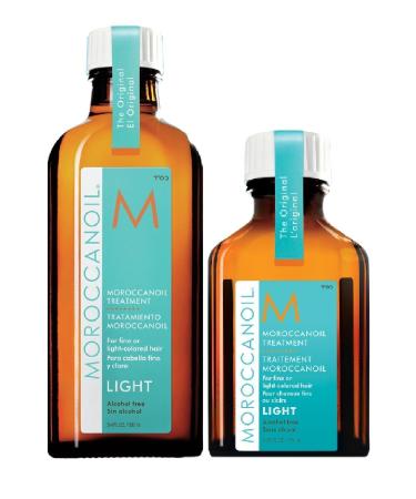 Moroccanoil Treatment Light Argan Care Oil 100ml + 25ml Set of 2 PRL142 TRUSTY