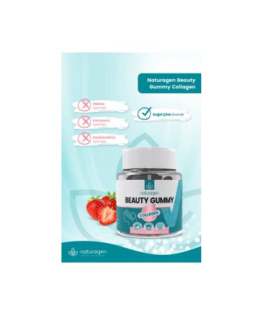 Naturagen Gummy Collagen Type 1-3 Chewable Form 60 Pieces - Buy Online on GoSupps.com