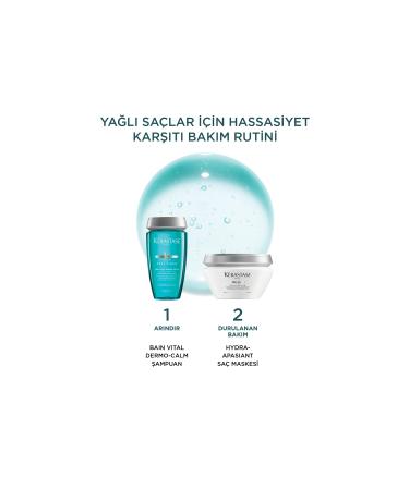 Kerastase Bain Vital Dermo Calm Purifying and Soothing Silicone-Free Shampoo for Oily Hair 250 ml SED64613 - Buy Online on GoSupps.com