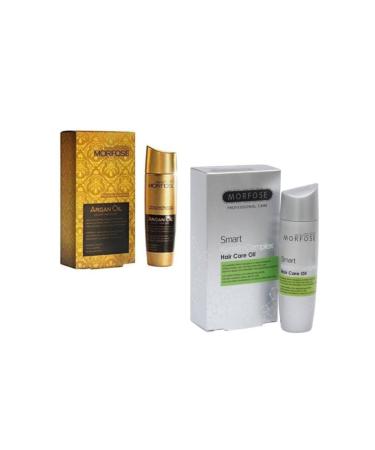 Morfose LUX ARGAN OIL + SMART KERATIN OIL PERFECT NOURISHING HAIR CARE 2-PIECE PRODUCT SET KEYON453