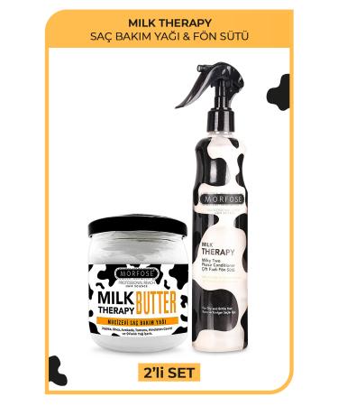 Morfose Milk Therapy Butter + Dual Phase Blow Dry Water 400 Ml