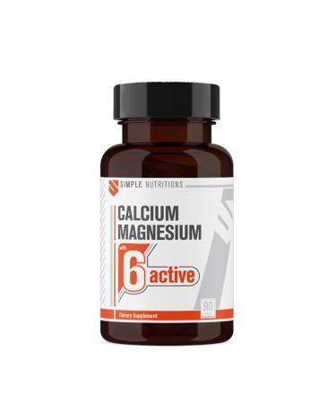 Simple Nutritions Calcium Magnesium with 6-Active (Calcium Magnesium Complex) 90 Tablets
