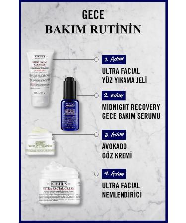 Kiehl's Skin Repairing and Brightening Night Serum with 10 Botanical Oil Formula 30 ml - Buy Online on GoSupps.com