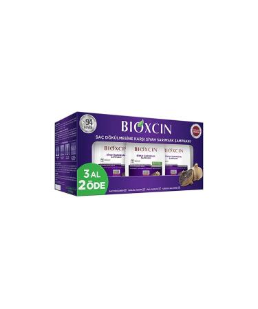 Bioxcin Black Garlic Shampoo for Weak Hair Against Hair Loss Buy 3 Get 2 300ml