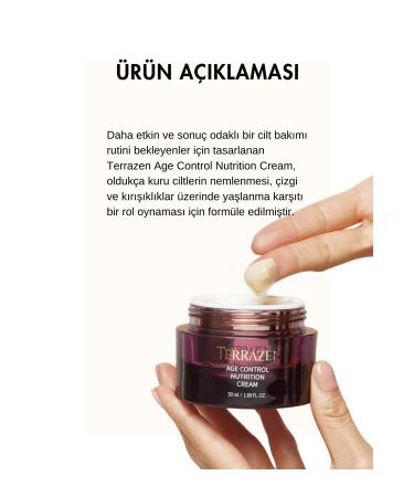 Terrazen Age Control Nutrition Cream 50 ml - Buy Online on GoSupps.com