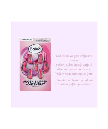 BALEA EYE CONTOUR AND LIP SERUM 7-PIECE GERMAN QUALITY