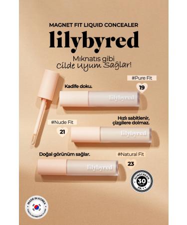 lilybyred Natural Looking SPF 30+ PA++ Concealer with Sunscreen lilybyred Magnet Fit Concealer No 21 - Buy Online on GoSupps.com