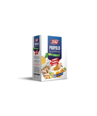 Dola Propolis Mixed Herbal Tea 150 G 2 Pieces Zinc and Vitamin C Added 50 Practical Cube Atom Tea - Buy Online on GoSupps.com