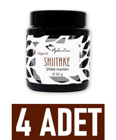 Ayhan Ercan Organic Shiitake Mushroom 80 gr (4 Pieces)