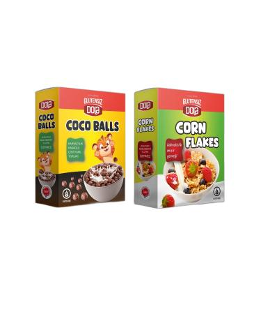 Dola 2 Piece Snack Set Coco Balls Crispy Cereal Balls And Corn Flakes Gluten Free
