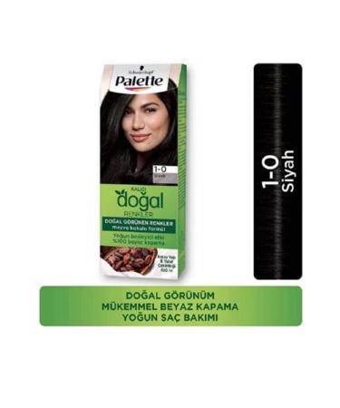 Palette Permanent Natural Colors Hair Dye Black 1-0