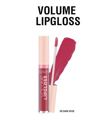 Lollis Volume Lipgloss 08 Dark Rose / Lip Gloss 08 Dark Rose - Buy Online on GoSupps.com