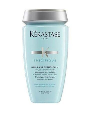 K RASTASE Kerastase Specifique Bain Dermocalm Riche Anti-Sensitivity Shampoo for Dry Scalp 250 ml