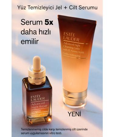 Estee Lauder Gel Facial Cleanser - Advanced Night Cleansing Gelee - 100ml 15 different amino acids - Buy Online on GoSupps.com