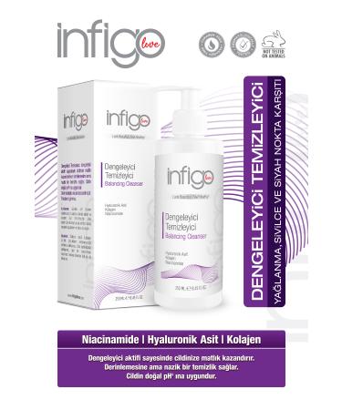 infigolove Anti-Oily Acne and Blackhead Sebum Balancing Gel Cleanser 250 ml