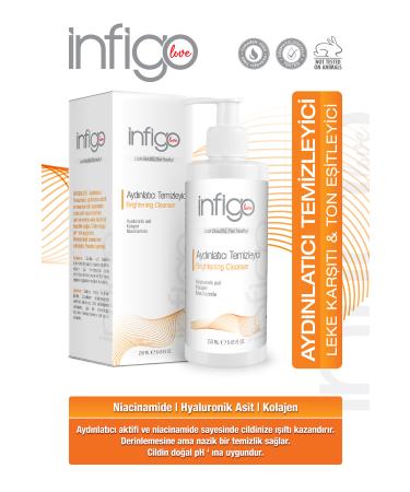 infigolove Stain and Color Inequality Skin Tone Equalizer Cleanser 250 ml (NIACINAMIDE&HYALURONIC&COLLAGEN)
