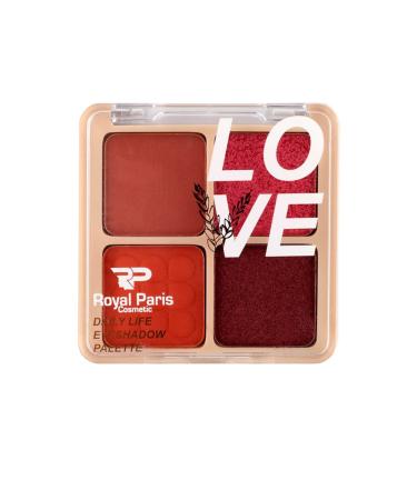 Royal Paris Love Shimmer and Matte 4 Color Love Eyeshadow Palette - Eye Shadow Palette