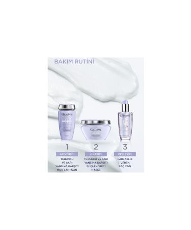 Kerastase Blond Absolu Bain Ultra-Violet Purple Shampoo Neutralizing Unwanted Orange Reflections 250 ml - Buy Online on GoSupps.com