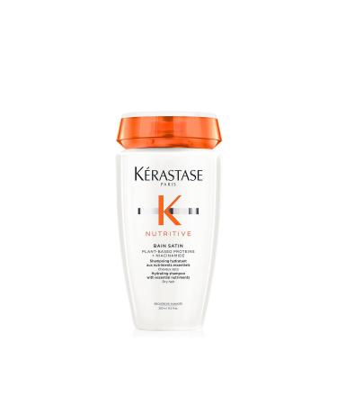 Kerastase Nutritive Bain Satin Shampoo for Very Dry Hair - Vitamin Paraben Free 250 ml